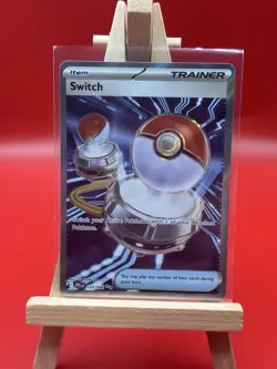 Pokemon TCG Card Switch 123/094 Phantasmal Flames Ultra Rare Full Art (NM) - Image 1