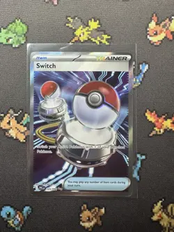 Pokemon TCG Card Switch 123/094 Phantasmal Flames Ultra Rare Full Art - NM - Image 1