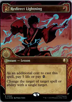 Redirect Lightning (Showcase) R Avatar: The Last Airbender 343 NM Foil Magic - Image 1