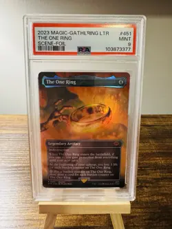 2023 Magic the Gathering The One Ring Scene-Foil #451 PSA 9 LotR - Image 1