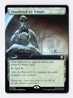 Abandoned Air Temple (Extended Art Foil) (R) MTG Avatar: The Last Airbender TLA - Image 1