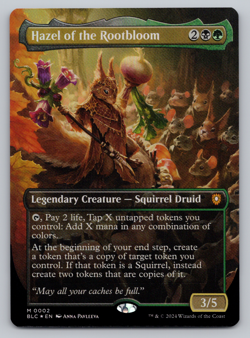 Hazel of the Rootbloom FOIL Borderless - Commander: Bloomburrow MTG - Image 1