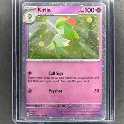 Pokemon Kirlia Cosmos Holo ME01: Mega Evolution 059/132 NM - Image 1