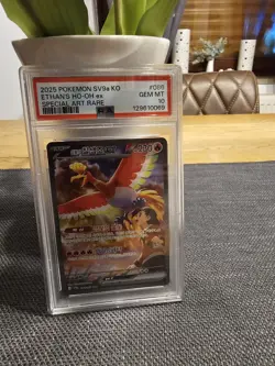 Ethan's Ho-Oh EX 086/063 Destined Rivals Holo Pokemon Karte PSA 10 KOR - Image 1