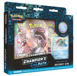 Pokemon TCG Champion's Path Special Pin Collection Box Hulbury Gym Box NEW - Image 1