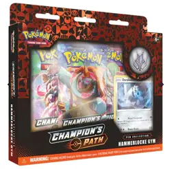 Pokemon TCG Champion's Path Special Pin Collection Box Hammerlocke Gym Box NEW - Image 1