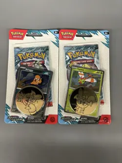 POKEMON TCG JOURNEY TOGETHER Checklane blisters ENGLISH promo Set Yama Scraggy - Image 1
