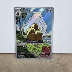 Alolan Dugtrio 208/191 Surging Sparks Holo Illustration Rare Pokemon TCG NM - Image 1