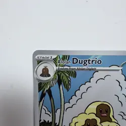 Alolan Dugtrio 208/191 Surging Sparks Holo Illustration Rare Pokemon TCG NM - Image 2