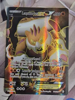 Landorus Ex Pokemon Boundaries Crossed Full Art 144/149 Pokemon TCG LP - Image 1