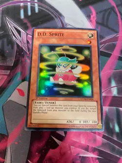 YUGIOH - D.D. SPRITE - SUPER RARE - 1ST ED - STOR - NM - Image 1