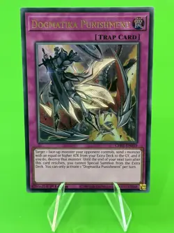 Yu-Gi-Oh 3X Dogmatika Punishment Ultra Rare CH01-EN039 NM!!! - Image 1