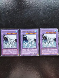 YuGioh 3x Elemental Hero Absolute Zero YG04 Playset Fusion Holo Oldschool GX - Image 3