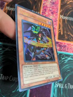 Yu-Gi-Oh! Darkflare Dragon SDDC-EN002 1st Edition Super Rare NM - Image 2
