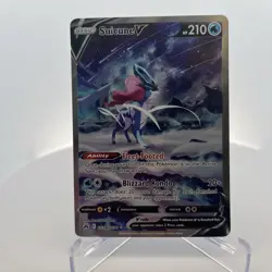 Suicune V GG38/GG70 Crown Zenith: Galarian Gallery Holo Pokemon TCG NM - Image 1