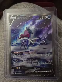 Suicune V GG38/GG70 Pokemon TCG Crown Zenith Galarian Gallery NM - Image 1