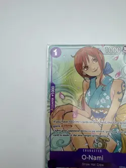 O-Nami OP05-062 SR Full Art - One Piece Illustration Box Vol. 1 PROMO- Sealed - Image 2