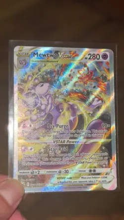 Mewtwo VSTAR GG44/GG70 Crown Zenith: Galarian Gallery Ultra Rare NM/MT Condition - Image 2