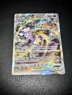 Mewtwo VSTAR GG44/GG70 Crown Zenith: Galarian Gallery Ultra Rare NM/MT Condition - Image 4