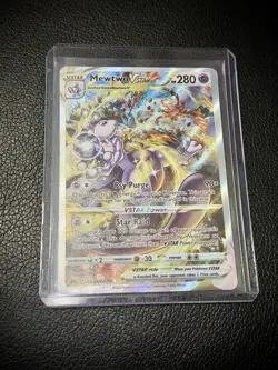 Mewtwo VSTAR GG44/GG70 Crown Zenith: Galarian Gallery Ultra Rare NM/MT Condition - Image 5