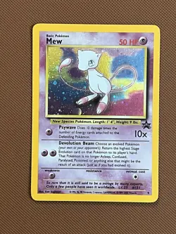 Pokemon TCG Rare Black Star Promo Edition Mew #9 WOTC 2000 LP - Image 1