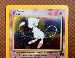 Pokemon TCG Rare Black Star Promo Edition Mew #9 WOTC 2000 LP - Image 2