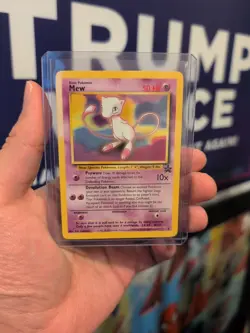 Pokemon TCG Mew Wizards Black Star Promos 8 Regular Promo 1st Edition Promo - Image 1