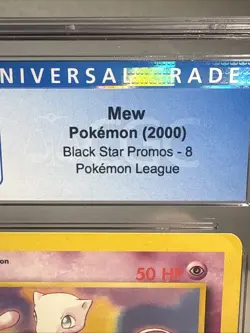 Pokemon TCG Black Star Promo Edition Mew #8 WOTC 2000 CGC 8 NM/Mint - Image 4