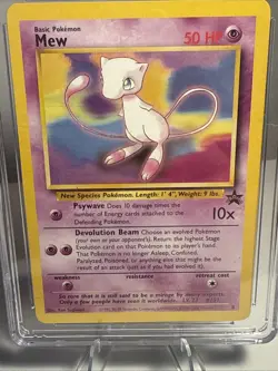 Pokemon TCG Black Star Promo Edition Mew #8 WOTC 2000 CGC 8 NM/Mint - Image 5