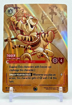 Tigger In the Crow’s Nest Enchanted 210/204 | Disney Lorcana NM Foil - Image 1