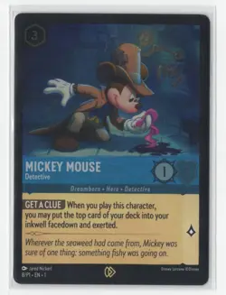 Disney Lorcana 8/P1 The First Chapter Mickey Mouse League Promo - Image 1