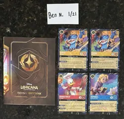 Disney Lorcana TCG Epcot Promo - Donald Duck, Rapunzel, & Stitch - Image 1