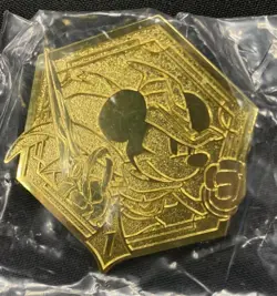 Golden Mickey Mouse Pin Promo Disney Lorcana Gencon 2024 Gen Con 1st Anniversary - Image 1
