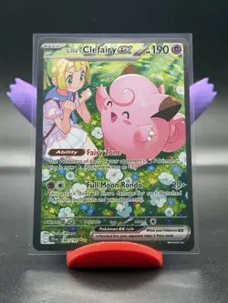 LILLIE'S CLEFAIRY EX Pokemon Journey Together #184/159 Special Illustration Rare - Image 1