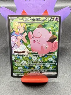 LILLIE'S CLEFAIRY EX Pokemon Journey Together #184/159 Special Illustration Rare - Image 2