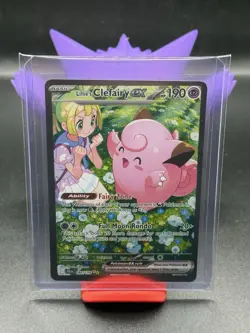 LILLIE'S CLEFAIRY EX Pokemon Journey Together #184/159 Special Illustration Rare - Image 5