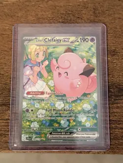 Pokemon Lillie's Clefairy EX 184/159 Journey Together Holo Special Illustration - Image 1