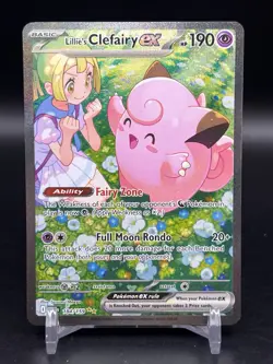 Pokemon Journey Together Lillie’s Clefairy EX 184/159 Special Illustration Rare - Image 1