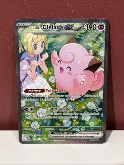 Pokemon Journey Together Lillie’s Clefairy EX Special Illustration Rare 184/159 - Image 1
