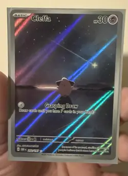Pokemon TCG Cleffa Obsidian Flames Illustration Card 202/197 Lightly Played - Image 1