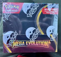Pokemon TCG Mega Evolution Booster Box 36 Packs, 1 Promo Card, Sealed - Image 1