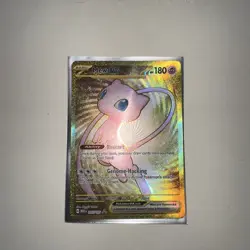 Pokemon TCG Mew EX Gold Card NM 205/165 Scarlet & Violet 151 - Image 1