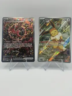 Pokemon Oricorio GX & Eevee Holo Promo Cards SVP Black Star Lot - 2023 - Image 1