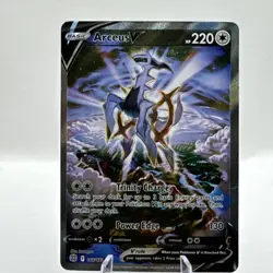 Pokemon TCG Arceus v Alt Art Holo Full Art Card Brilliant Stars 166/172 (LP) - Image 5