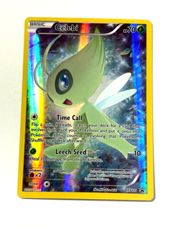 Mythical CELEBI XY111 Full Art Black Star Holo Promo LP Pokemon Card - Image 4