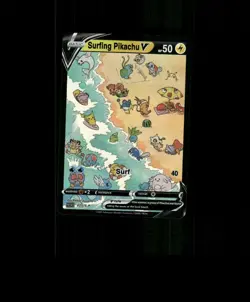 Fan-ART READ DESCRIPTION BELOW HOLO PIKACHU Card PIKACHU Pokemon Card p1 - Image 1