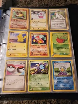 Huge Pokemon Collection Binder Vintage / E-Reader Lot of Cards Pikachu WoTC Etc - Image 3
