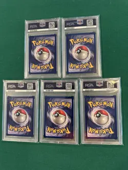 1999 Pokemon Movie Promo Complete Set PSA 10 and LEAGUE PROMO PIKACHU - Image 2