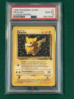 1999 Pokemon Movie Promo Complete Set PSA 10 and LEAGUE PROMO PIKACHU - Image 3