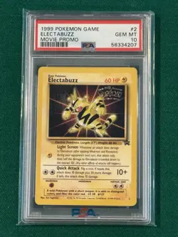 1999 Pokemon Movie Promo Complete Set PSA 10 and LEAGUE PROMO PIKACHU - Image 4